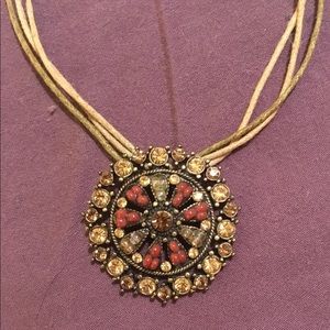 Lia Sophia 3-cord Pendant Necklace